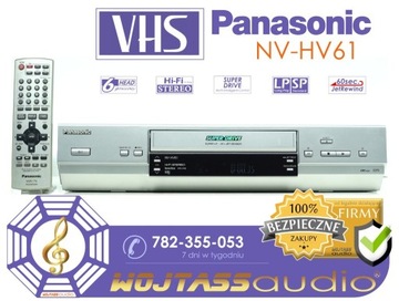 Magnetowid VHS Panasonic NV-HV61 6 głowic Hi-Fi 