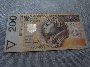 200zł banknot 1994 rok seria YB