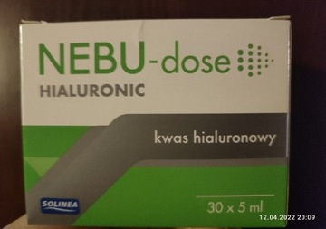 NEBU-DOSE Kwas HIALURONOWY 30 szt do inhalacji