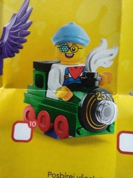 Lego 71045 minifigurki s.25 Chłopiec lokomotywa 