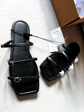 SkÓRZANE buty typu klapki slip-on Reserved PREMiUM