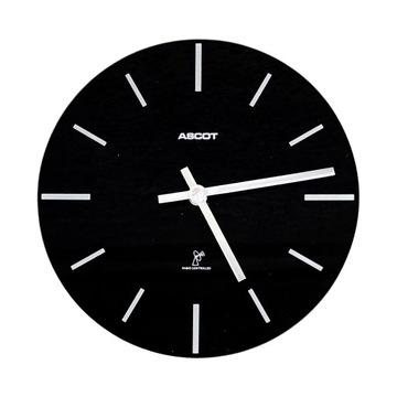 Designerski zegar ścienny Ascot Niemcy lata 90.