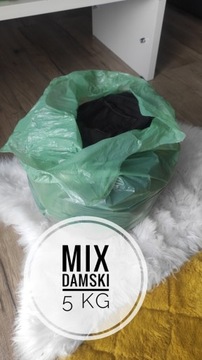 Mix ubrań Damskich używanych 5 Kg