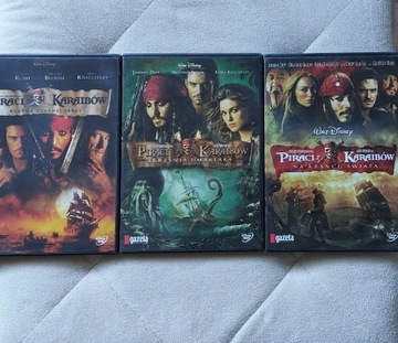 Piraci z Karaibów trylogia DVD