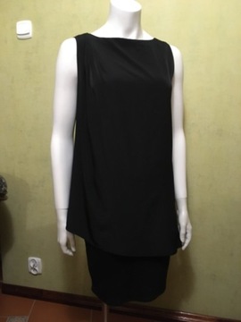 Sukienka mała czarna bez rękawów Zara 36