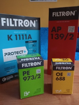 Komplet filtrów Filtron Golf Plus 1.6 TDI 110 KM
