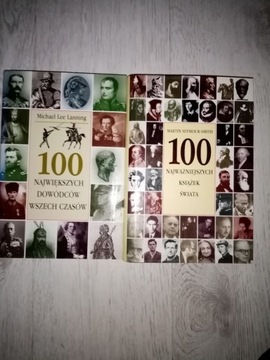 100 najważ. książek, 100 największych dowódców 