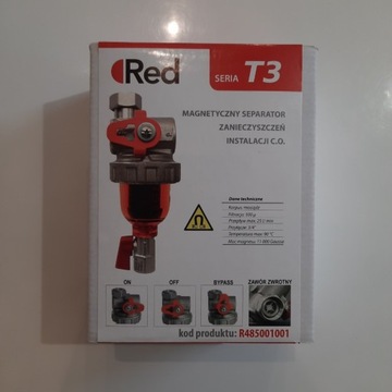 RED THERM T3 filtr magnetyczny z wbudowanym by-pas