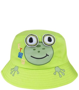 Dziecięcy Kapelusz czapka BUCKET HAT żabka