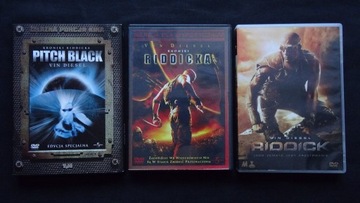Pitch Black Riddick Kroniki Riddicka DVD Trylogia