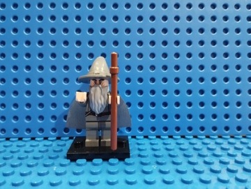 Minifigurka kompatybilna z LEGO Gandalf Szary Władca pierścieni LOTR