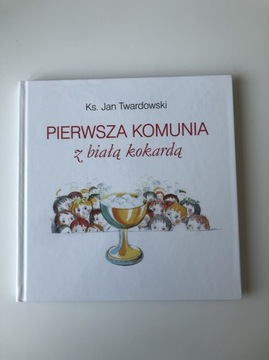 Książka Pierwsza Komunia z białą kokardą, j. nowa