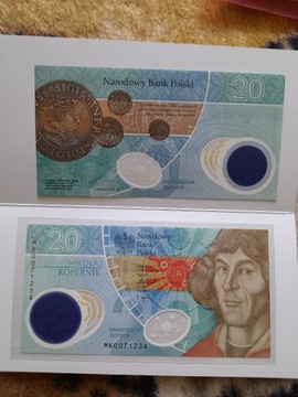 banknot 20 zł Mikołaj Kopernik