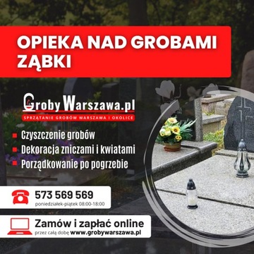 Opieka nad grobami Ząbki, sprzątanie grobów