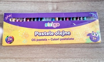 Kredki paste olejne 24 sztuki STIGO 24 kolory