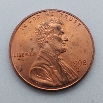 1 cent 1998 D 1998 USA