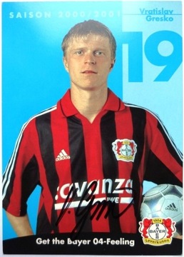 Vratislav Gresko, Bayer Leverkusen, Autograf