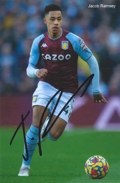 Jacob RAMSEY oryginalny autograf! ASTON VILLA