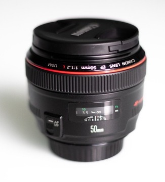 Canon EF 50mm f/1.2L USM. Nowy.