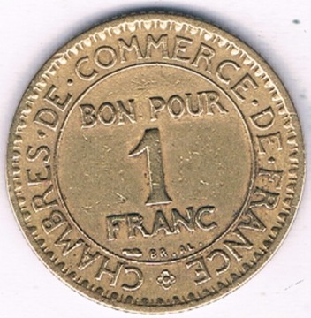 FRANCJA 1 Frank 1923 
