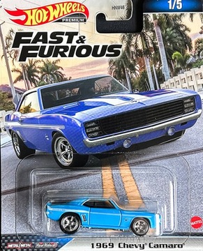 Hot Wheels 1965 CHEVY CAMARO Fast Furious Premium