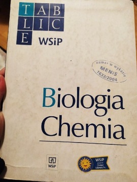 Biologia, chemia - tablice 