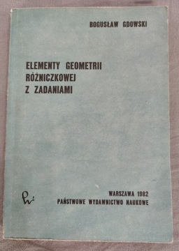 Elementy geometrii różniczkowej z zadaniami