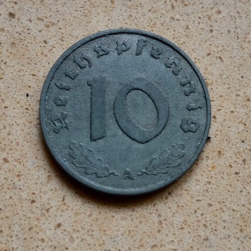 10 reichspfennig 1943 A