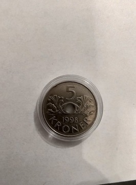 Norwegia, 5 koron