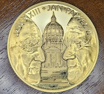 Medal, Kanonizacja, Jan Paweł II, Jan XXIII