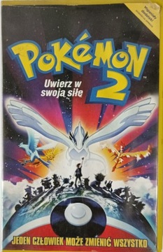Pokemon 2 kaseta VHS  unikat