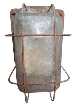 stara lampa przemysłowa żeliwna sufitowa ZAOS