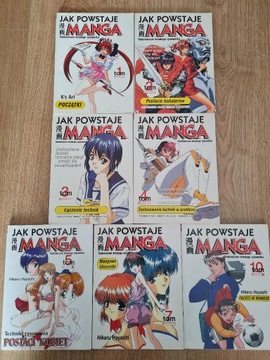 Jak powstaje manga - tomy 1-5, 7, 10