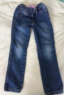 Spodnie jeansowe, 134cm dziewczynka 8-9 lat