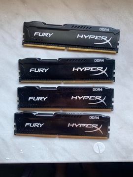 Pamięć RAM HYPERX FURY DDR4 4GB - 4szt