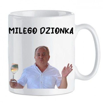 Kubek z makłowiczem miłego dzionka