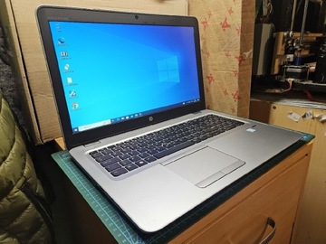 HP 850 G3, 15,6" FullHD, i5 6th, 8GB+256GB, bat.5h