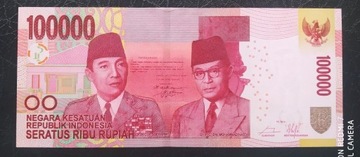 Indonezja 100000 rupees UNC 2014