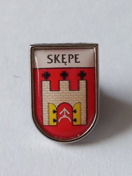 Herb miasta i gminy Skępe przypinka pin odznaka 