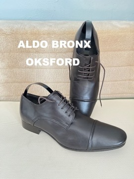 Aldo Bronx Oxfordy brązowe półbuty męskie 44/45