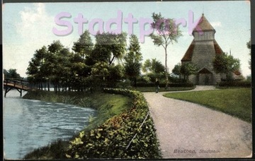 BYTOM Beuthen Schrotholzkirche im Stadtpark 1909