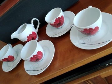 FIliżanki do espresso kmpl. porcelana Chodzież 