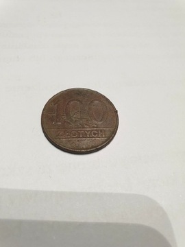 Monety 100 złotych z 1990 r