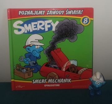 SMERF mechanik Figurka + Książeczka SMERFY