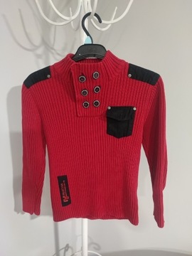 Sweter czerwony 