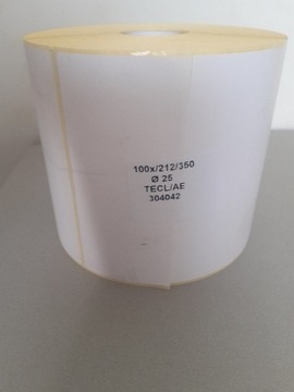 Etykiety termiczne 100×212/350