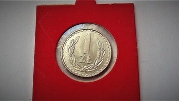 1 złoty z1985 r  moneta w stanie menniczym 