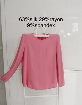 Pauw jedwab rayon over size bez wad L/M