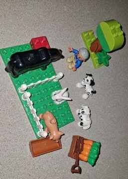 Lego duplo zwierzęta gospodarskie duże platformy 1