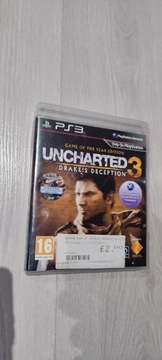 Uncharted 3 gra PS3 PlayStation 3 Oryginał GOTY 